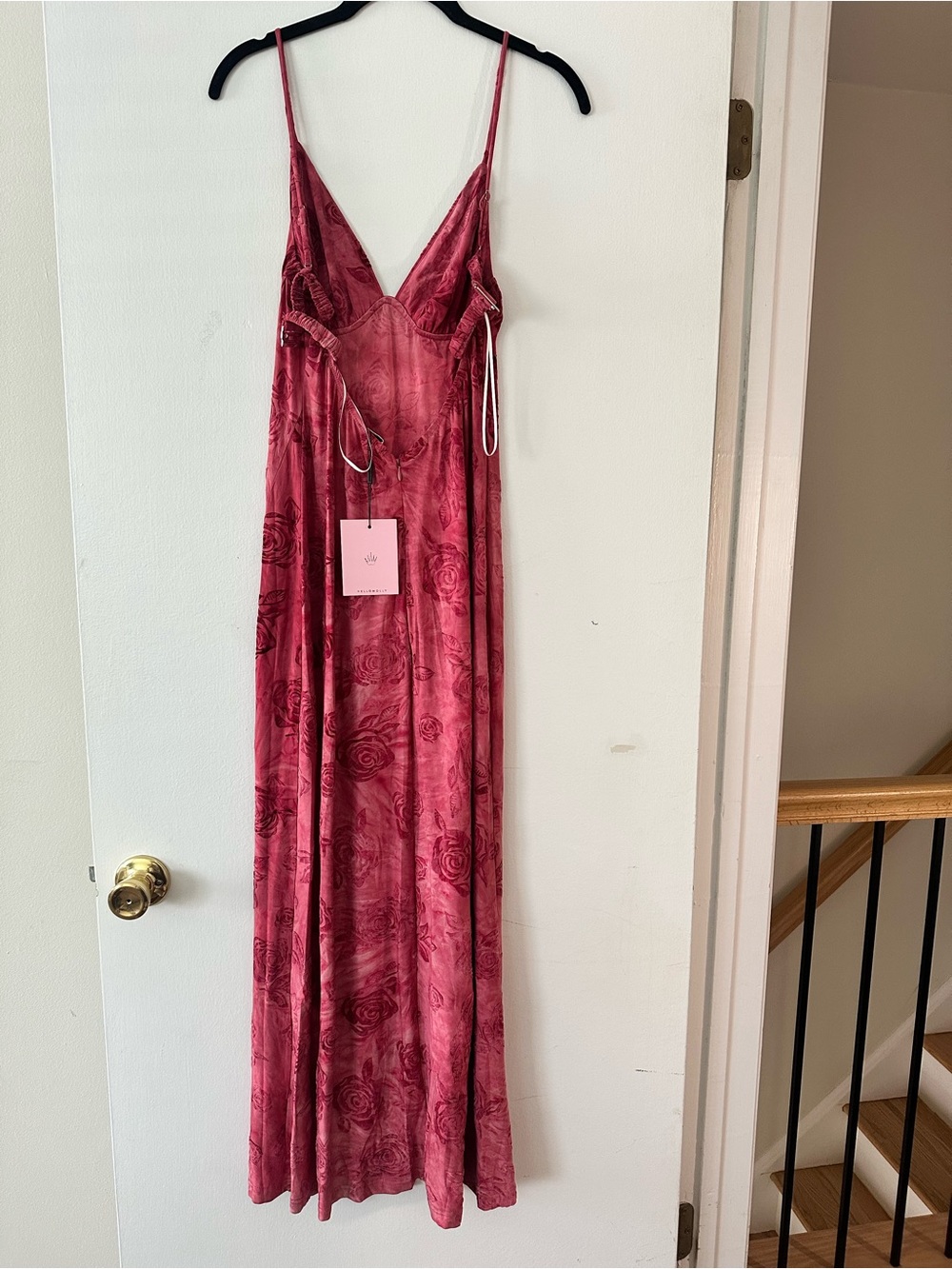 HELLO MOLLY Dusty Rose Floral Slip Maxi Dress - Picture 3 of 4